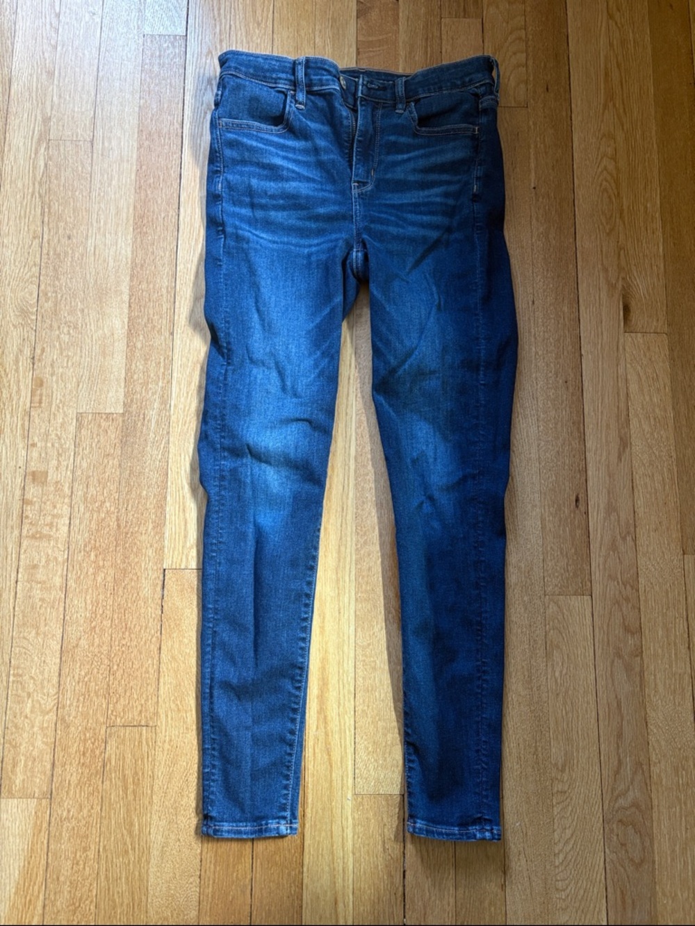 American Eagle Outfitters Dark Blue Skinny Jeans
